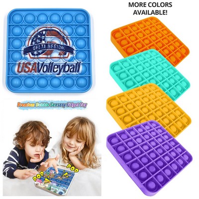 Pop It Fidget Toy - Square Full Color