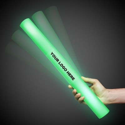 16" Green LED Foam Lumiton Baton