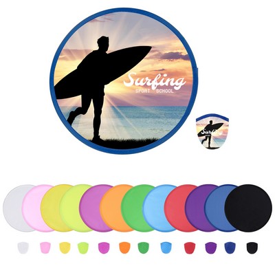 10" Fold Up Flying Disc with Pouch